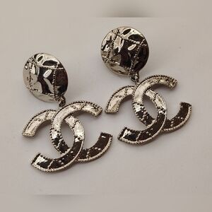 Chic Silver Designer Earrings